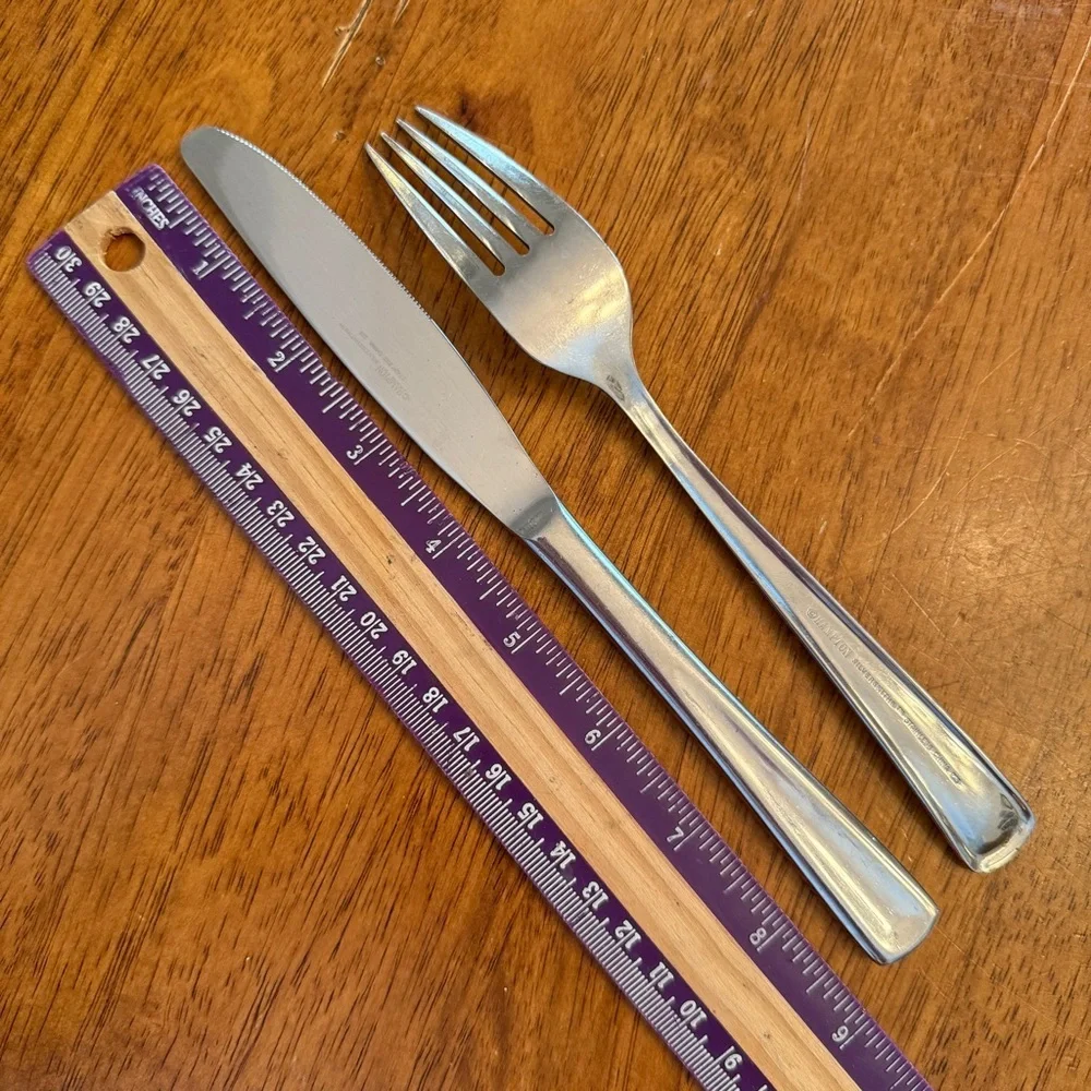 Hampton Silversmiths Stainless 235 Flatware Replacement Pcs 1 Knife 1 Salad Fork